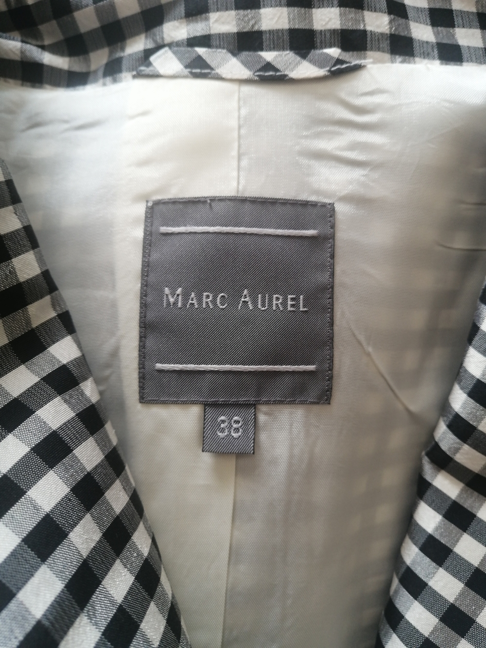 100% Silk Marc Aurel Women's Tailored Blazer size 38 - Picture 7 of 9